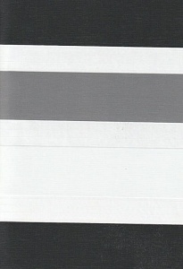 Закрытые рулонные шторы день-ночь Салерно, серый 2002 купить в Ступино с доставкой